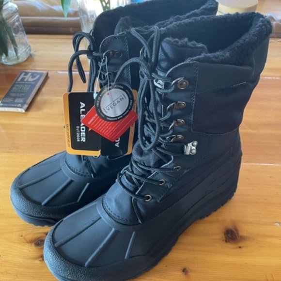 aleader men's insulated waterproof winter snow boots